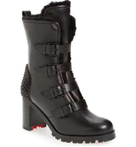 glorymount studded buckle boot replica|Christian Louboutin Glorymount Studded Boots .